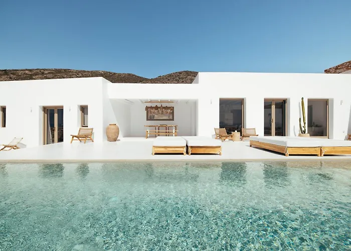 Sea View - Luxury Pool - Golden Beach, Paros 别墅 *