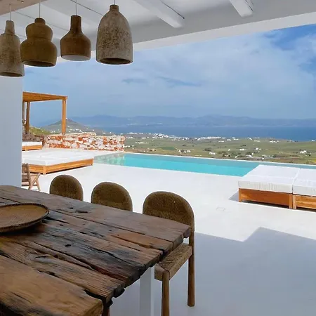 Villa Sea View - Luxury Pool - Golden Beach, Paros *