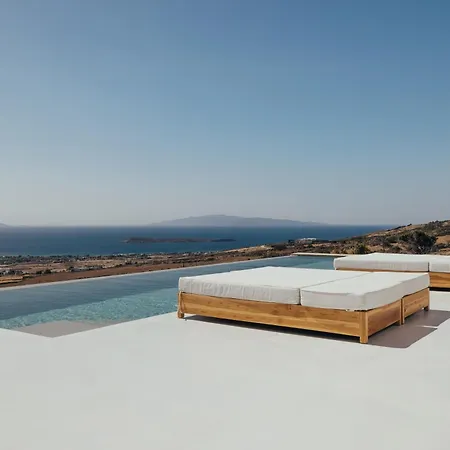 Вилла Sea View - Luxury Pool - Golden Beach, Paros *