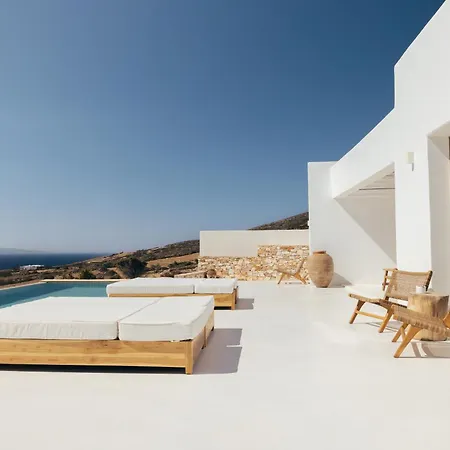 Sea View - Luxury Pool - Golden Beach, Paros Вилла *